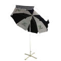 Sun Shade Silver Coated Cloth Umbrellas Parasol Outdoor Beach Umbrella Tassels